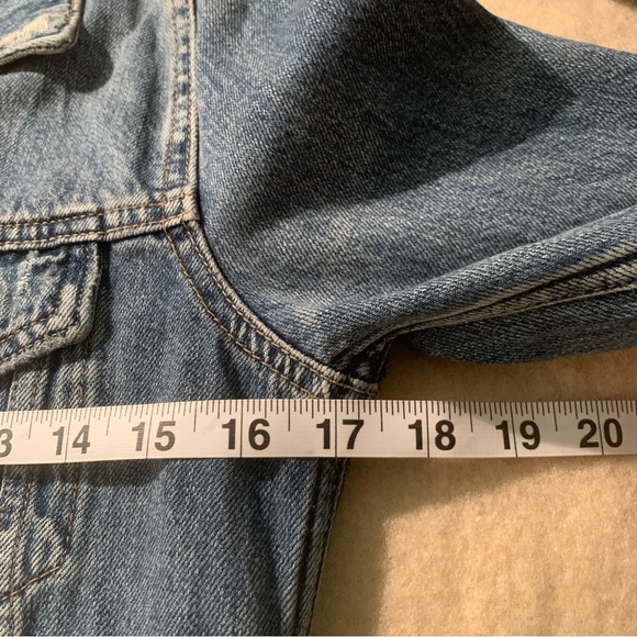 Lucky Brand distressed “Tomboy Trucker” jacket xs - Picture 5 of 6